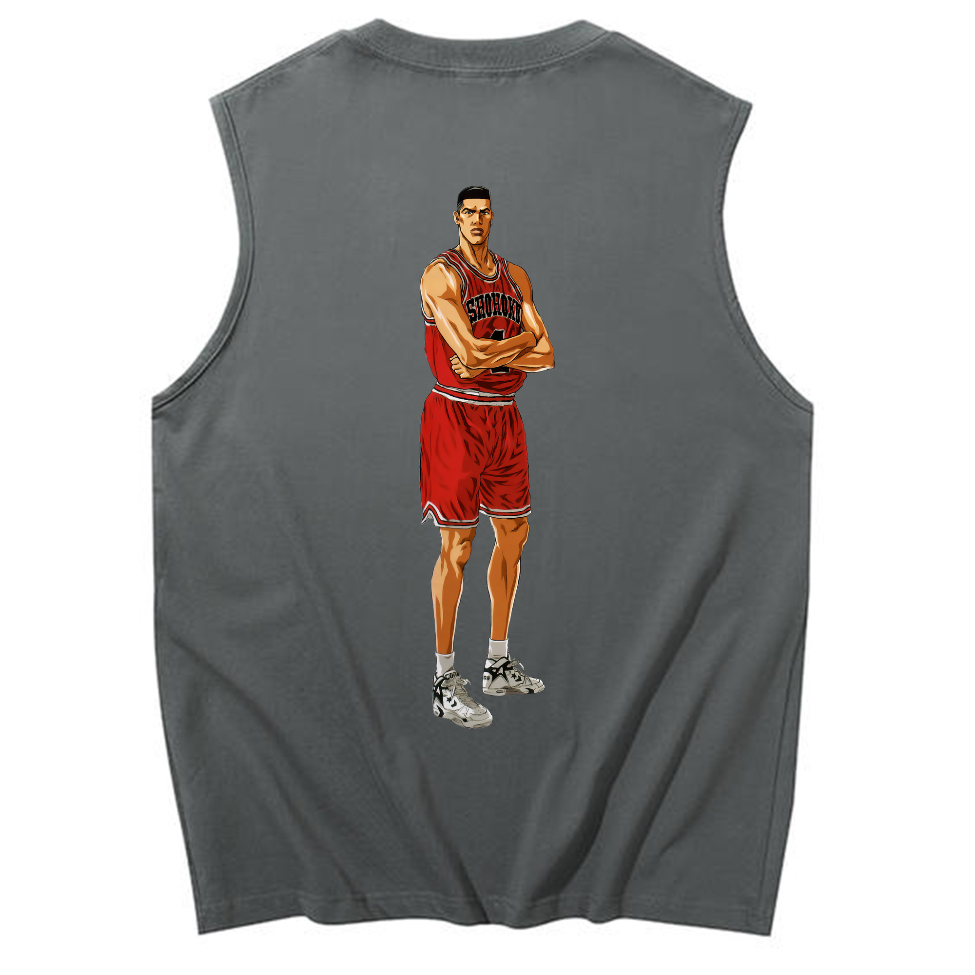 （画像用） SLAM DUNK／スラムダンク コットン100％タンクトップ（背面プリント）